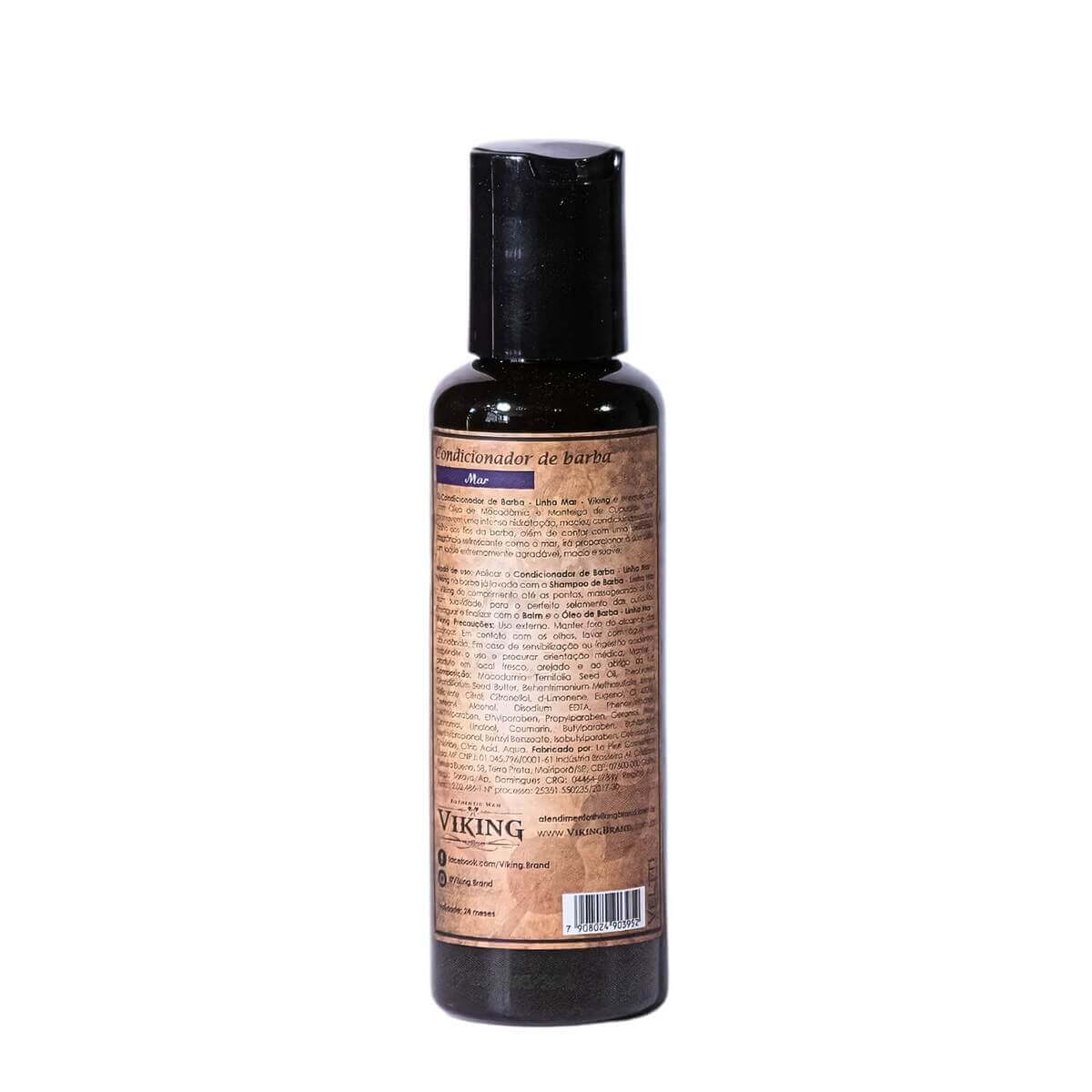 Condicionador de Barba Viking Mar 120ml Hidrata e Sela — VIKING