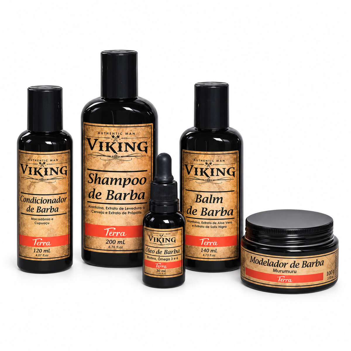 Kit para Barba Viking Terra Completo + Necessaire — VIKING