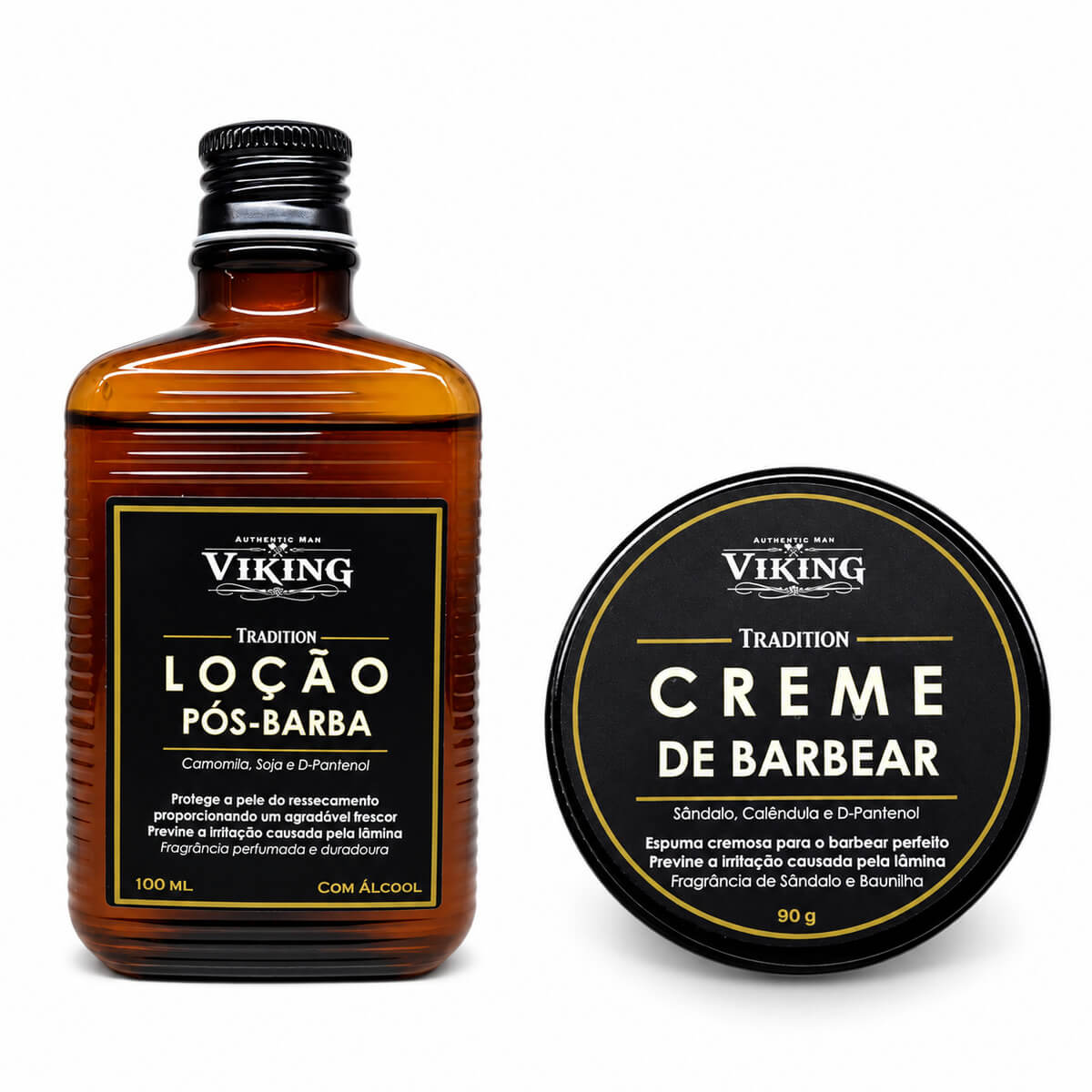 Kit Creme de Barbear + Loção Pós-Barba Viking Tradition — VIKING