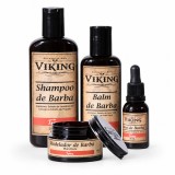Kit de Barba Viking Terra Shampoo + Balm + Óleo + Modelador — VIKING