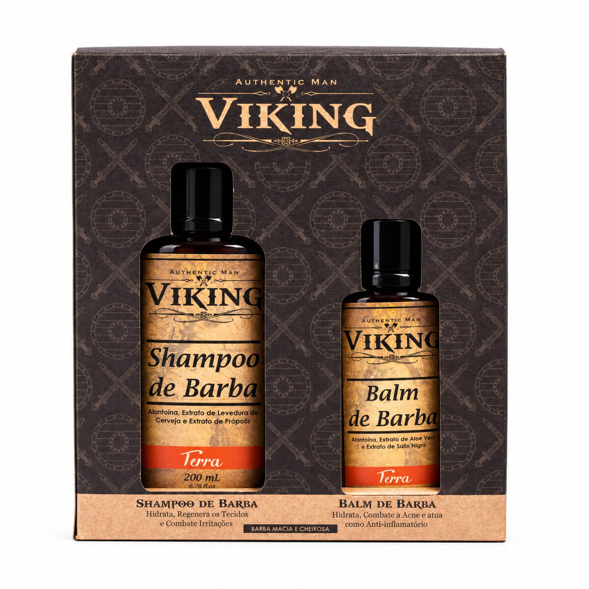 Kit para Barba - Shampoo e Balm Viking Terra — VIKING
