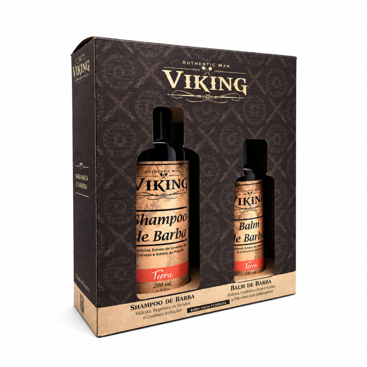 Kit para Barba - Shampoo e Balm Viking Terra — VIKING