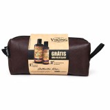 Kit com Necessaire Shampoo e Condicionador de Barba Viking Mar — VIKING