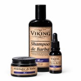 Kit para Barba Viking Mar Shampoo + Óleo + Modelador — VIKING