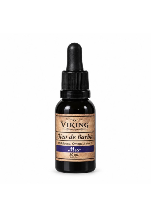 Óleo de Barba Viking Mar 30ml Nutre e Dá Brilho — VIKING