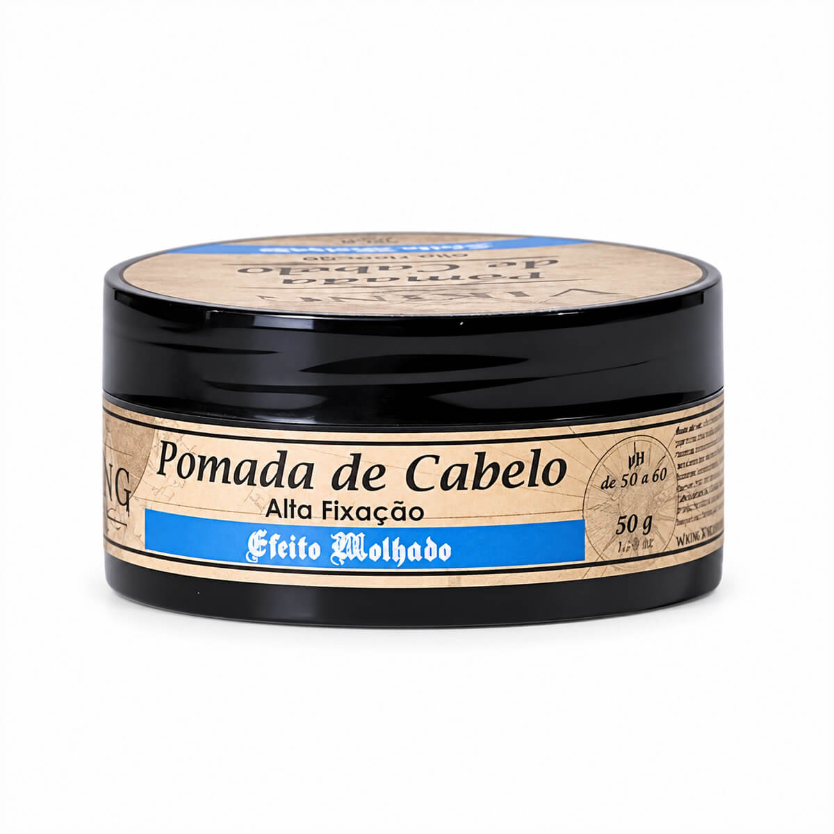 Pomada para Cabelo Viking 50g Efeito Molhado e Fixação Forte — VIKING