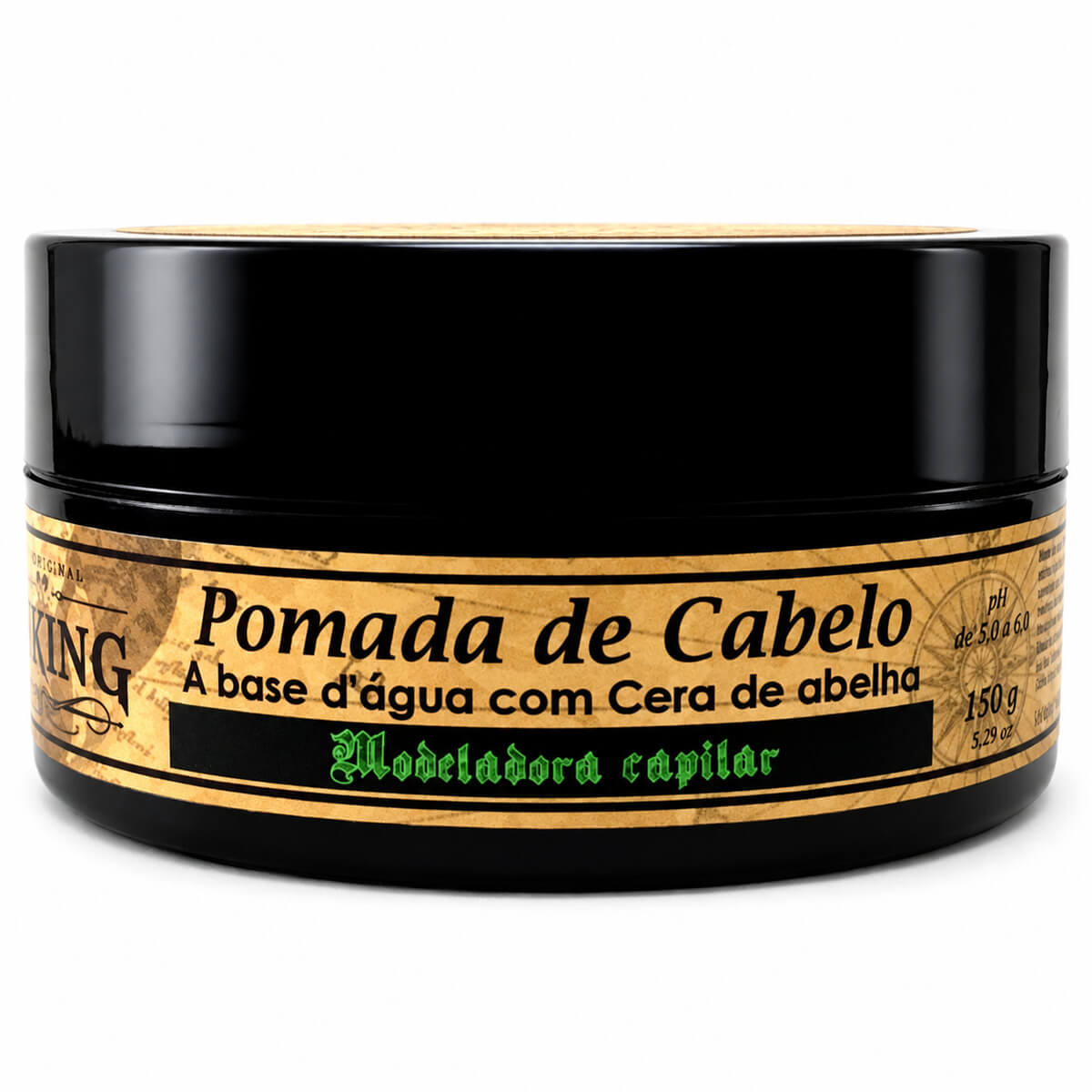 Kit 2 Pomadas para Cabelo Viking 150g Efeito Seco — VIKING