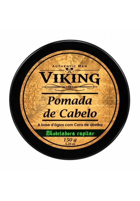 Pomada para Cabelo Viking 150g Alta Fixação e Efeito Seco — VIKING