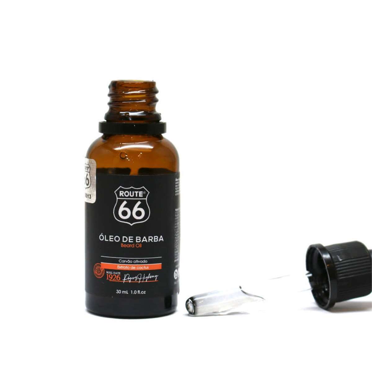 Óleo de Barba Viking Route 66 30ml com Carvão Ativado — VIKING