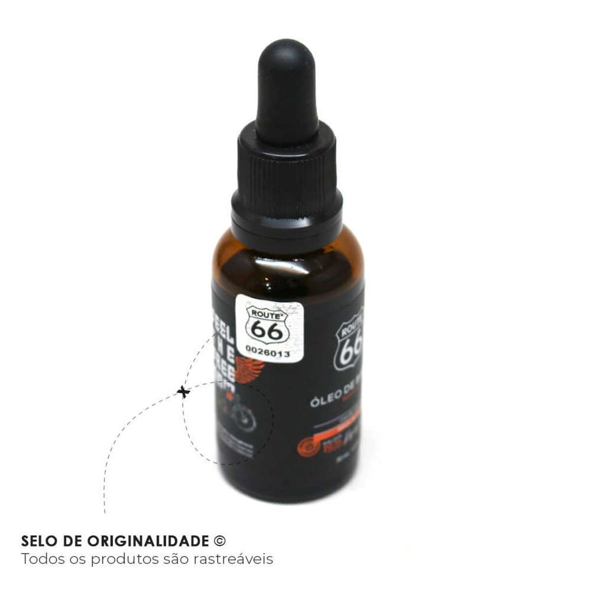 Óleo de Barba Viking Route 66 30ml com Carvão Ativado — VIKING