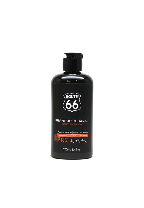 Shampoo para Barba Viking Route 66 250ml Carvão Ativado — VIKING