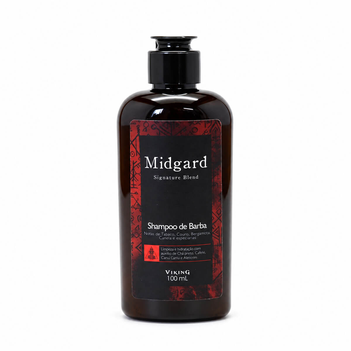 Shampoo para Barba Viking Midgard 100ml Limpa sem Ressecar — VIKING