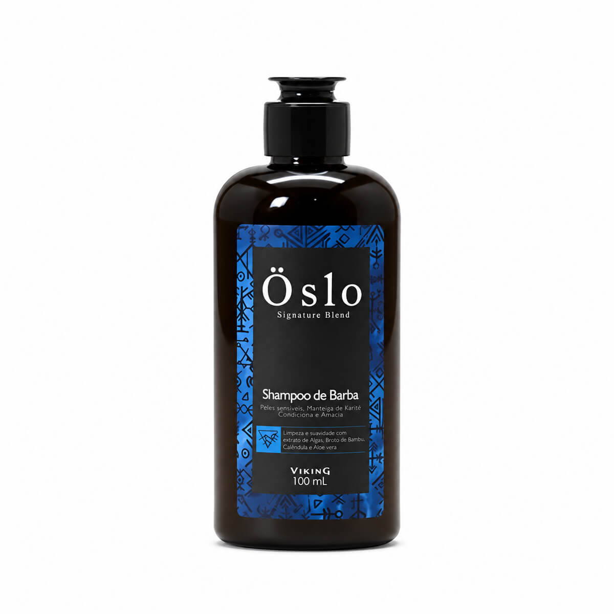Shampoo para Barba Viking Oslo 100ml Limpeza e Maciez — VIKING