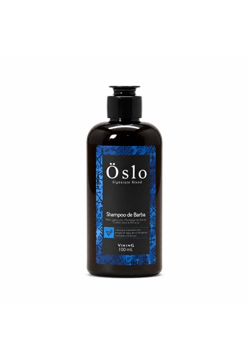 Shampoo para Barba Viking Oslo 100ml Limpeza e Maciez — VIKING